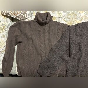 TWO BOSS sweaters. One price  larges